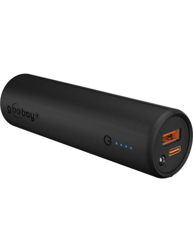 Goobay Bike Powerbank 5.0 with Reinforced Holder for Bicycle Handlebars | 60656 | 5000 mAh | Black
