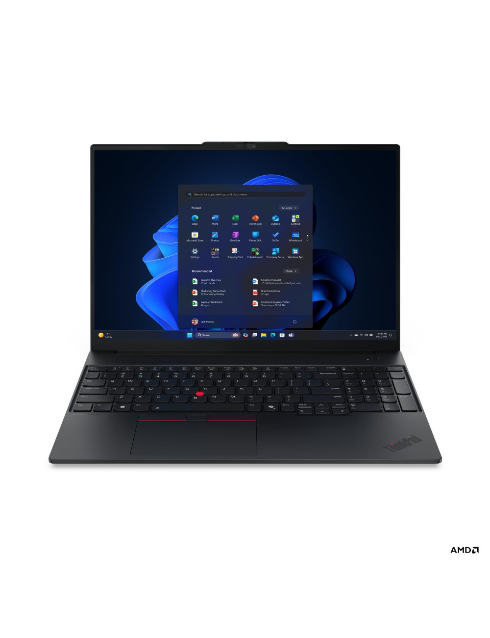 Lenovo ThinkPad E16 G3 AMD | Black | 16 " | IPS | WUXGA | 1920 x 1200 pixels | Anti-glare | AMD Ryzen 7 | 250 | 32 GB | SO-DIMM 