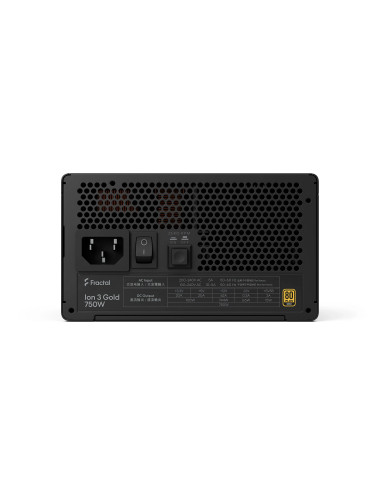 Fractal Design Power Supply, Black | Ion 3 Gold | 750 W