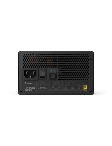 Fractal Design Power Supply, Black | Ion 3 Gold | 1000 W