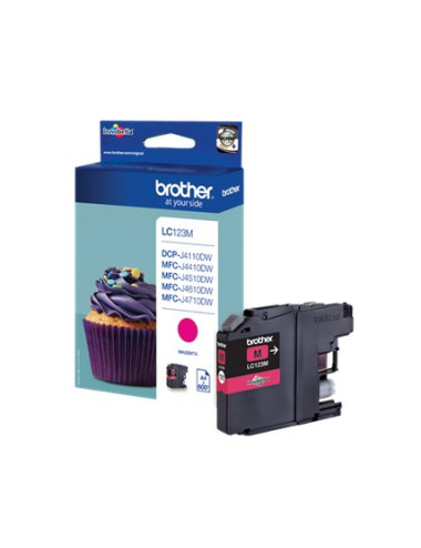 Brother LC123M | Ink Cartridge | Magenta