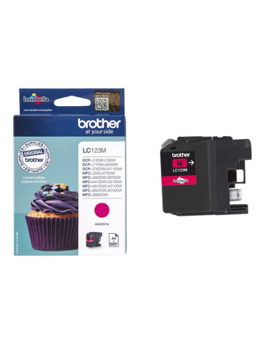 Brother LC123M | Ink Cartridge | Magenta
