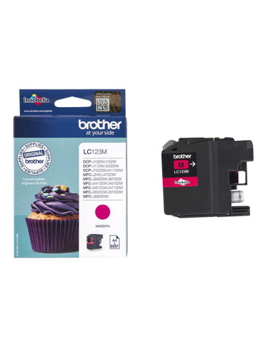 Brother LC123M | Ink Cartridge | Magenta