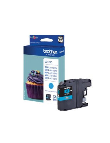 Brother LC123C | Ink Cartridge | Cyan