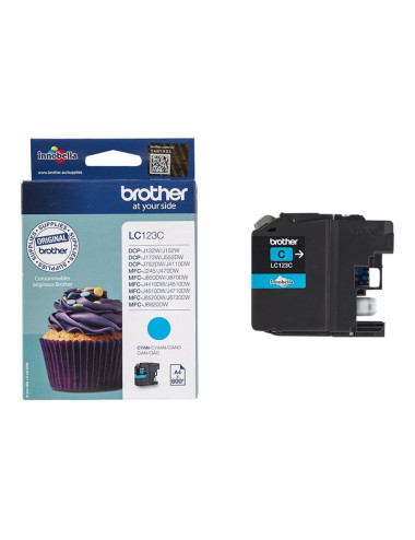 Brother LC123C | Ink Cartridge | Cyan