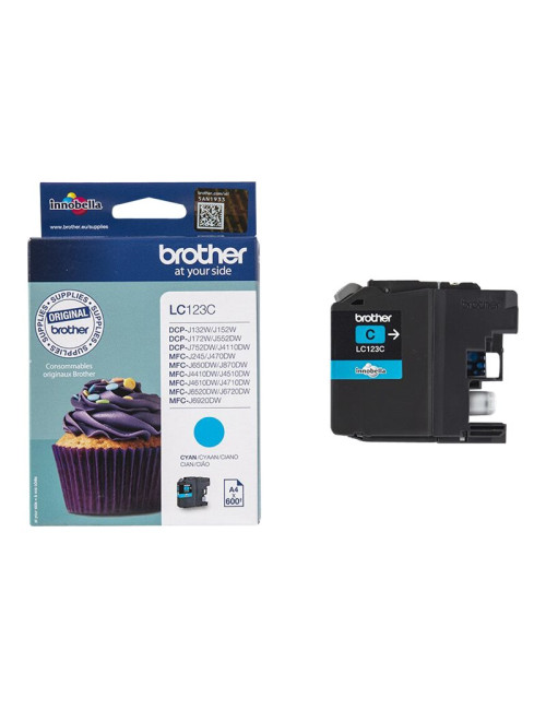 Brother LC123C | Ink Cartridge | Cyan