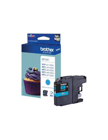 Brother LC123C | Ink Cartridge | Cyan