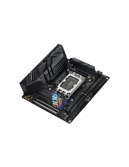 Asus | ROG STRIX B760-I GAMING WIFI | Processor family Intel | Processor socket LGA1700 | DDR5 SDRAM | Supported hard disk drive
