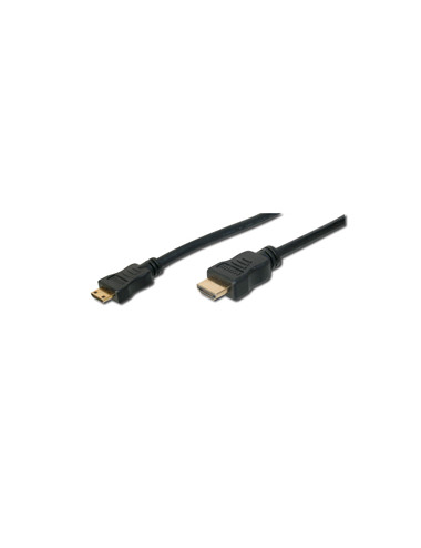 2m HDMI cable type A male - HDMI mini Typ C, bulk cable Logilink