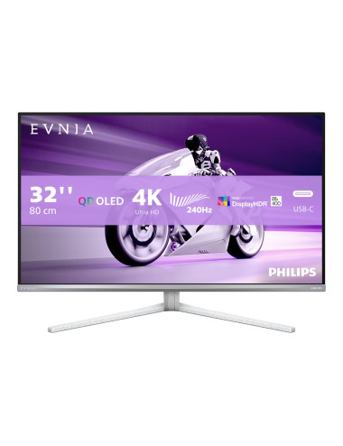 Philips | 32M2N8900/00 | 32 " | OLED | 16:9 | 240 Hz | 0.03 ms | 3840 x 2160 pixels | 250 cd/m | HDMI ports quantity 2 | White