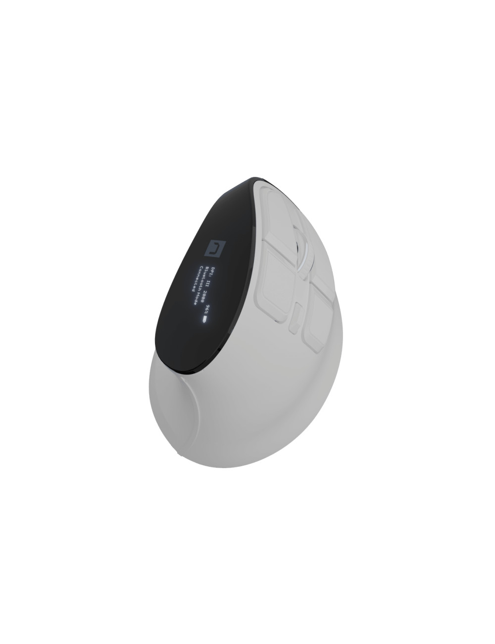 Natec Mouse | Euphonie Pro | Wireless | 2.4 GHz, Bluetooth | White