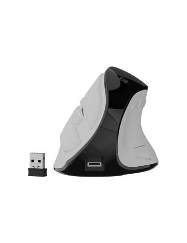 Natec Mouse | Euphonie Pro | Wireless | 2.4 GHz, Bluetooth | White