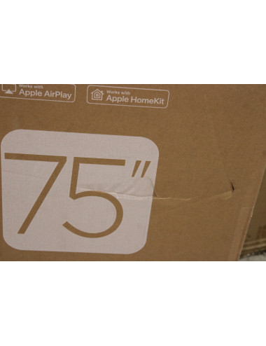 SALE OUT. TCL 4K QLED TV | 75T8C | 75 | Smart TV | Google TV | Black | DAMAGED PACKAGING