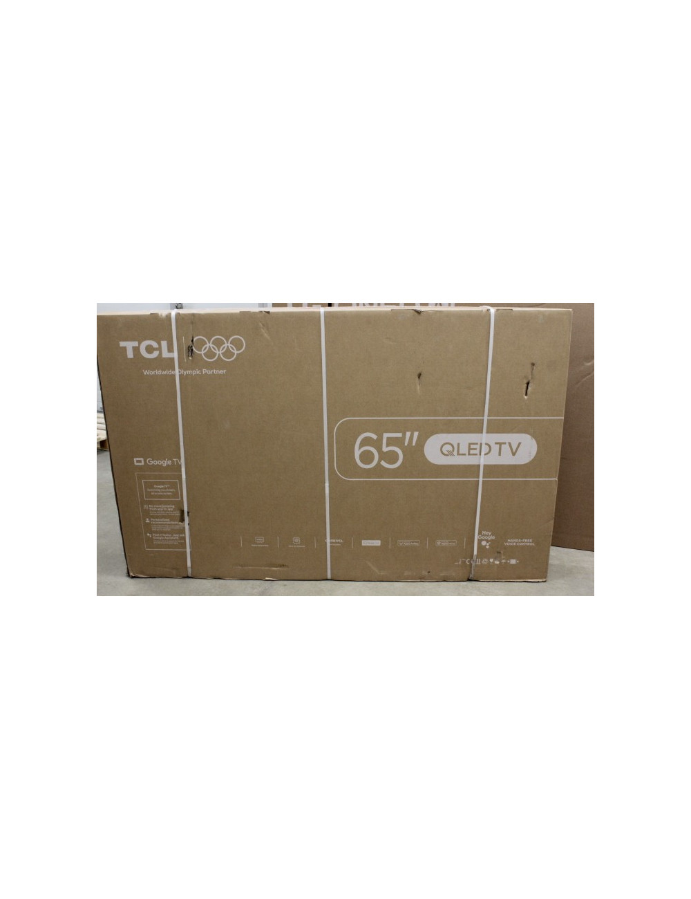 SALE OUT. TCL 4K QLED TV | 65T8C | 65 | Smart TV | Google TV | DAMAGED PACKAGING