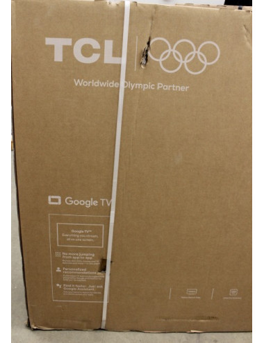 SALE OUT. TCL 4K QLED TV | 65T8C | 65 | Smart TV | Google TV | DAMAGED PACKAGING