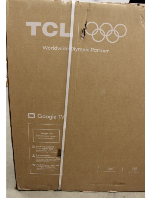 SALE OUT. TCL 4K QLED TV | 65T8C | 65 | Smart TV | Google TV | DAMAGED PACKAGING