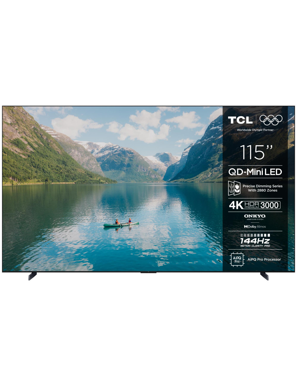TV Set|TCL|115 "|4K Ultra HD|3840 x 2160 pixels|Flat|16:9|QD-Mini LED|115C7K