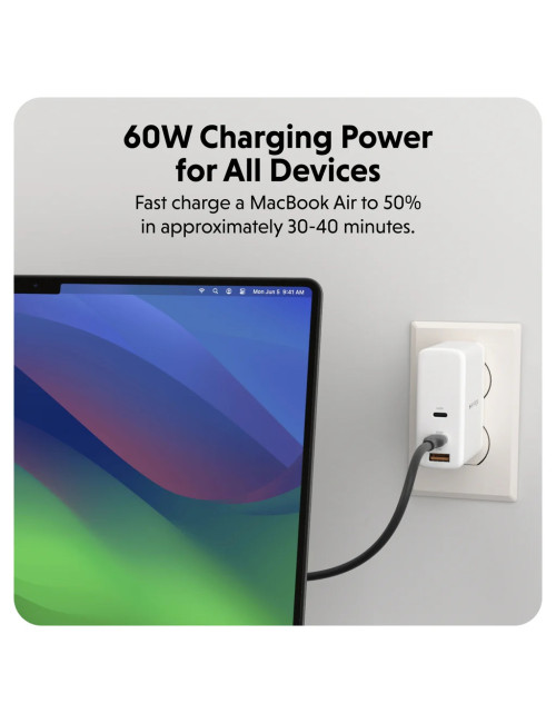 Hyper HyperJuice USB-C Silicone Charging Cable | HJ4011BKGL