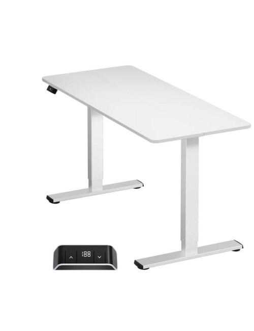 DESK MOTORISED/WHITE WDT221E-W ONKRON
