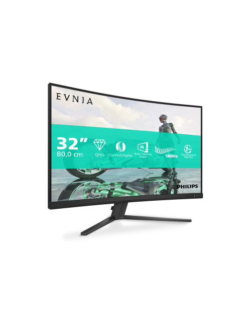 Philips 32M2C3500L/00 | 32 " | VA | QHD | 16:9 | 180 Hz | 1 ms | 2560 x 1440 pixels | 300 cd/m | HDMI ports quantity 2 | Warrant