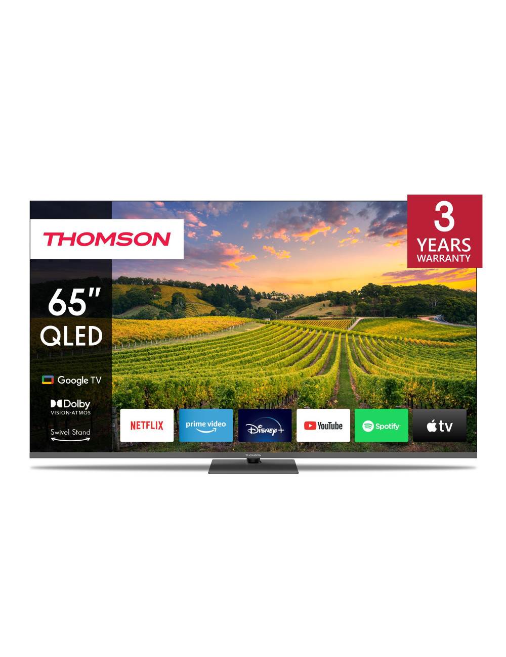 TV Set|THOMSON|65 "|4K Ultra HD|3840 x 2160 pixels|Flat|QLED|65QG5C14