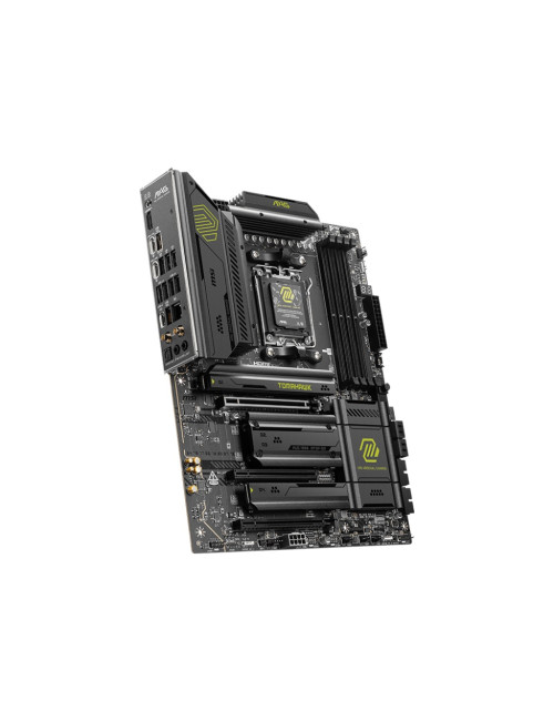 MSI MAG X870E TOMAHAWK WIFI | Processor family AMD | Processor socket AM5 | DDR5 | Supported hard disk drive interfaces SATA, M.