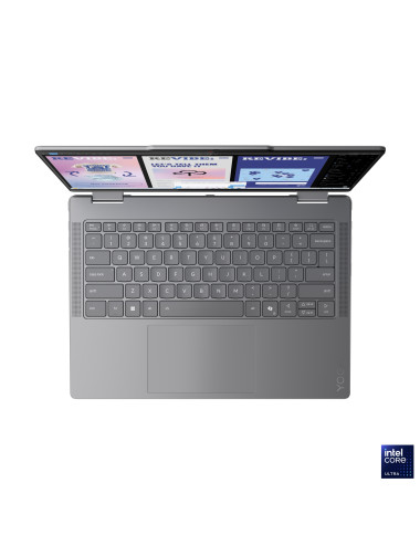 Lenovo Yoga 7 2-in-1 14ILL10 | Luna Grey | 14 " | OLED | Touchscreen | WUXGA | 1920 x 1200 pixels | Intel Core Ultra 7 | 256V | 