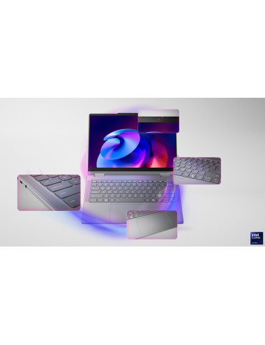 Lenovo Yoga 7 2-in-1 14ILL10 | Luna Grey | 14 " | OLED | Touchscreen | WUXGA | 1920 x 1200 pixels | Intel Core Ultra 7 | 256V | 