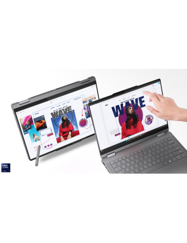 Lenovo Yoga 7 2-in-1 14ILL10 | Luna Grey | 14 " | OLED | Touchscreen | WUXGA | 1920 x 1200 pixels | Intel Core Ultra 7 | 256V | 