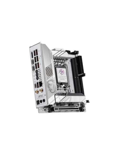 MSI MPG Z890I EDGE TI WIFI | Processor family Intel | Processor socket LGA1851 | Supported hard disk drive interfaces SATA, M.2 