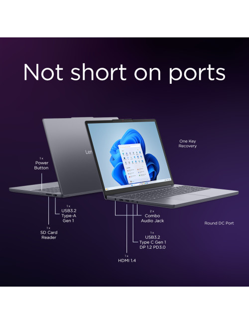 Lenovo IdeaPad Slim 3 15IRU8 15.6 FHD U300/8GB/128GB/Intel UHD/WIN11 Home in S mode/Nordic kbd/Arctic Grey/2Y Warranty