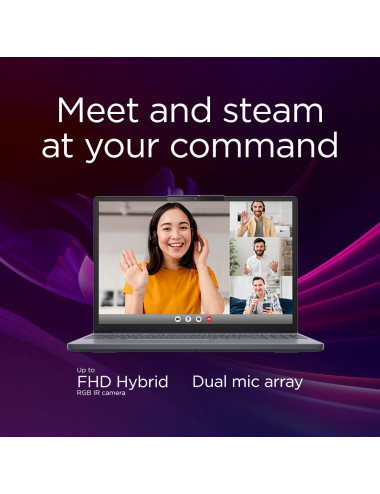 Lenovo IdeaPad Slim 3 15IRU8 15.6 FHD U300/8GB/128GB/Intel UHD/WIN11 Home in S mode/Nordic kbd/Arctic Grey/2Y Warranty