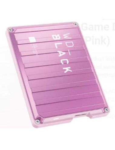 External HDD|WESTERN DIGITAL|P10 Game Drive|WDBA2W0020BPK-WESN|2TB|USB 3.2|Colour Pink|WDBA2W0020BPK-WES1