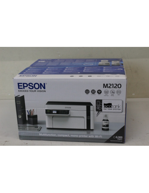 SALE OUT. Epson EcoTank M2120 Multifunction compact mono printer with Wi-Fi | Epson Multifunction compact printer | EcoTank M212