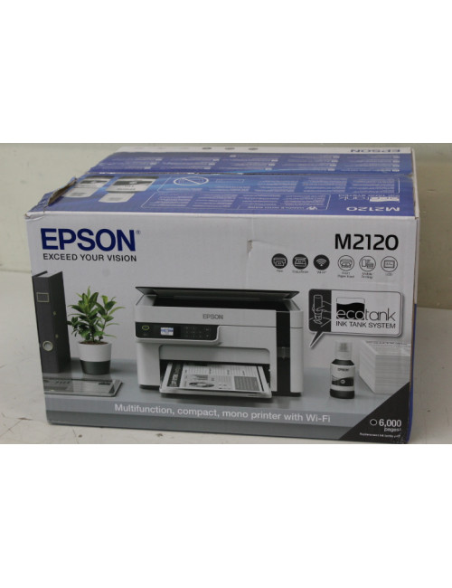 SALE OUT. Epson EcoTank M2120 Multifunction compact mono printer with Wi-Fi | Epson Multifunction compact printer | EcoTank M212