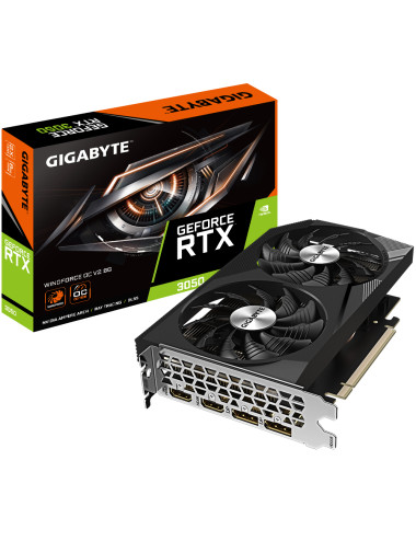 Gigabyte | GV-N3050WF2OCV2-8GD | NVIDIA | 8 GB | GeForce RTX 3050 | GDDR6 | HDMI ports quantity 2 | PCI-E 4.0 | Memory clock spe