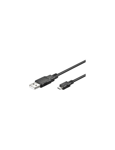 Logilink USB micro-B 180, 1.8m Micro-USB B, USB A, 1.8 m, Black