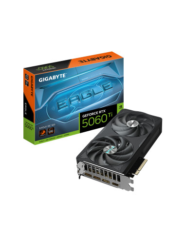Gigabyte GeForce RTX 5060 Ti EAGLE OC 16G | NVIDIA | 16 GB | GeForce RTX 5060 Ti | GDDR7 | HDMI ports quantity 1 | PCI-E 5.0