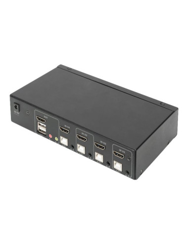 Digitus KVM Switch, 4 Port, Single Display, 4K, HDMI | DS-12880