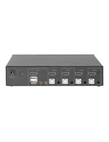 Digitus KVM Switch, 4 Port, Single Display, 4K, HDMI | DS-12880