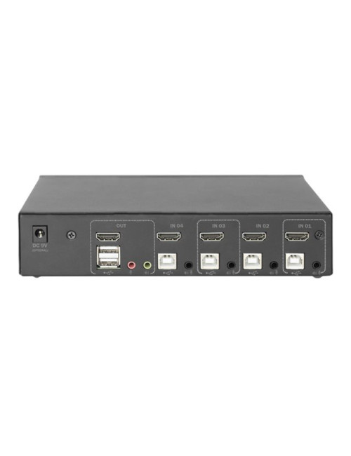Digitus KVM Switch, 4 Port, Single Display, 4K, HDMI | DS-12880