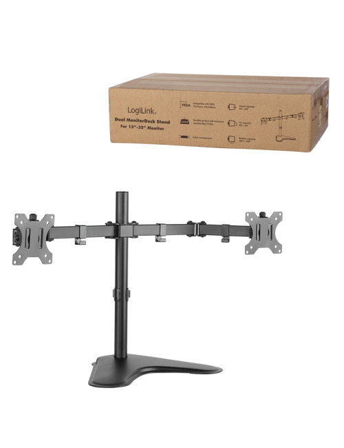 Logilink Desk Mount, BP0045, 13-32 ", Maximum weight (capacity) 8 kg, Black