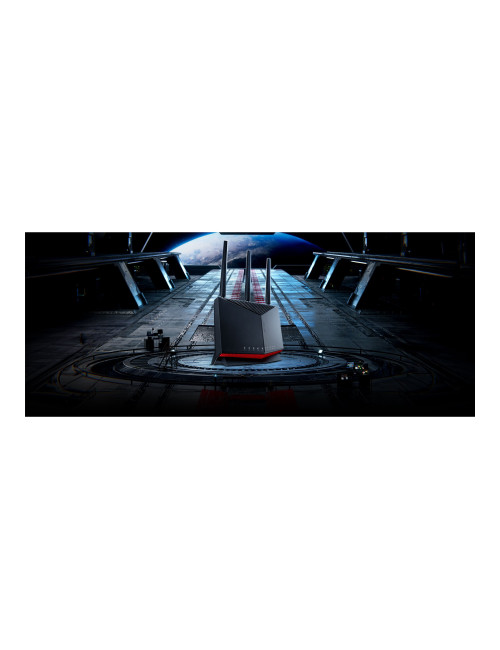 Wireless Wifi 7 Dual Band Gigabit Router | RT-BE86U | 802.11be | 6800 Mbit/s | Ethernet LAN (RJ-45) ports 5 | Mesh Support Yes |