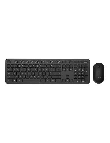 Asus CW100 | Keyboard and Mouse Set | Wireless | Russian | Black | RF 2.4GHz