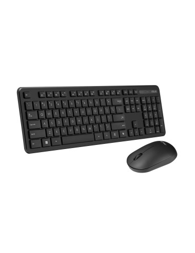 Asus CW100 | Keyboard and Mouse Set | Wireless | Russian | Black | RF 2.4GHz