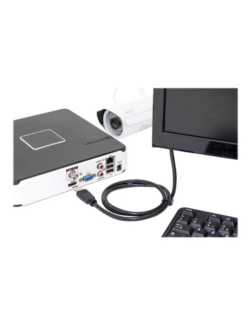 Digitus HDMI High Speed with Ethernet Connection Cable | DB-330123-020-S | 2 m