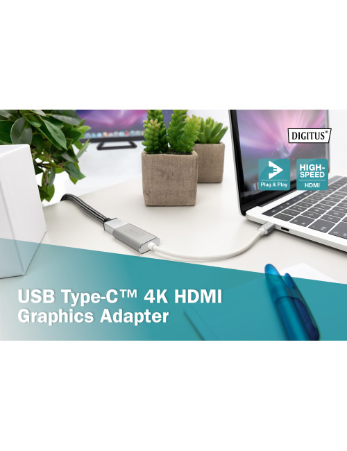 Digitus USB-C 3.2 Gen 1 to HDMI Graphic Adapter | DA-70836