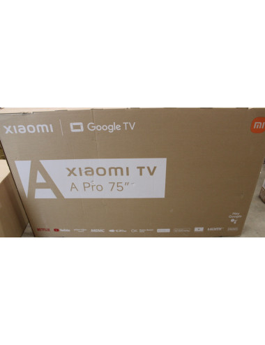 SALE OUT. Xiaomi QLED TV A Pro 2026 | 75 | Smart TV | Google TV | 4K UHD | DAMAGED PACKAGING