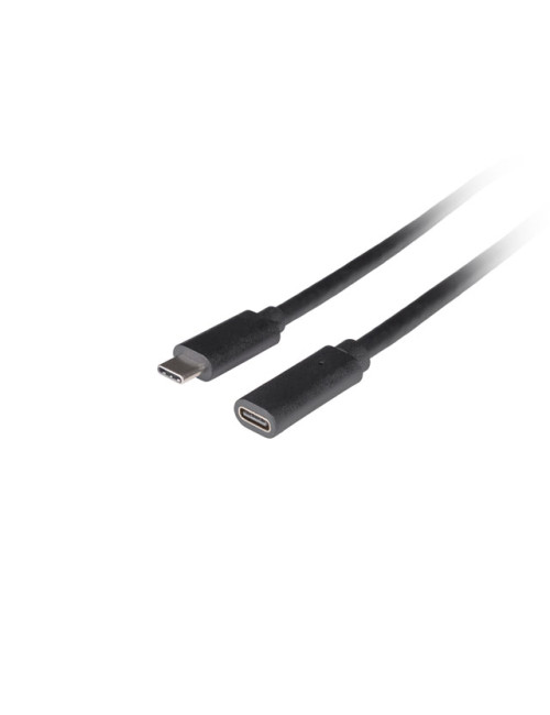 Lanberg USB-C M/F 3.1 Cable | CA-USBE-20CC-0005-BK