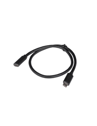 Lanberg USB-C M/F 3.1 Cable | CA-USBE-20CC-0005-BK